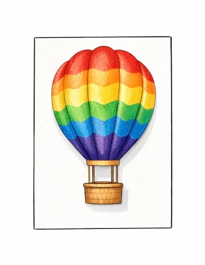 IL KIT COLORA E APPENDI MONGOLFIERA