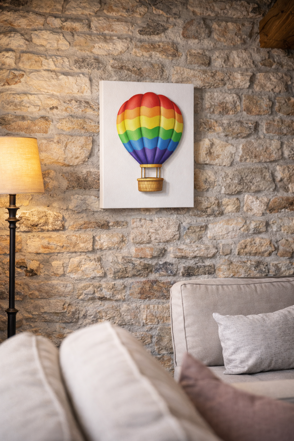 IL KIT COLORA E APPENDI MONGOLFIERA