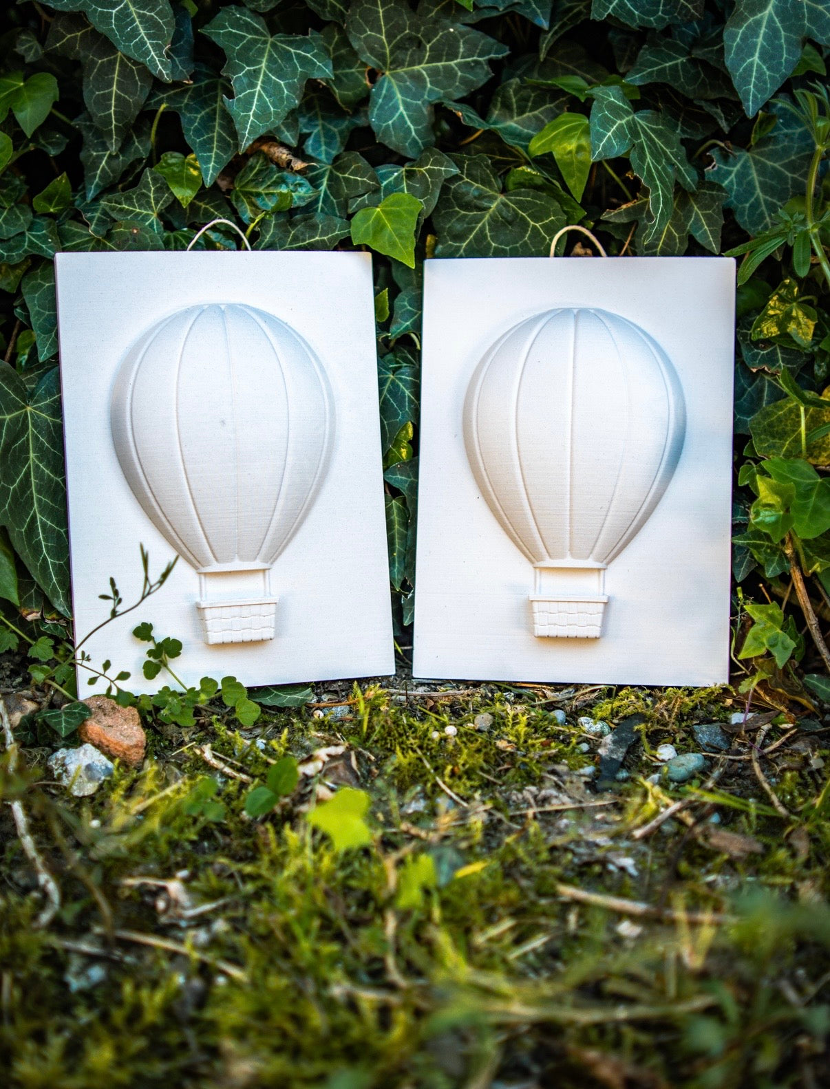 Bundle 2 Kit Mongolfiera – 2 Quadretti 3D, 12 Colori e Pennelli